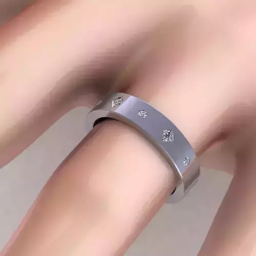 Tiffany Solid Love Engagement Ring