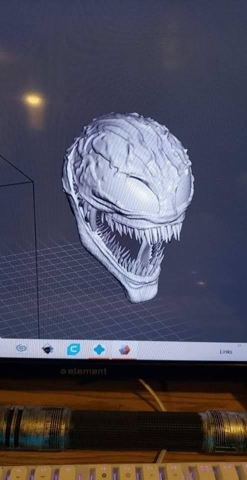 Carnage Mask 3D print model_6