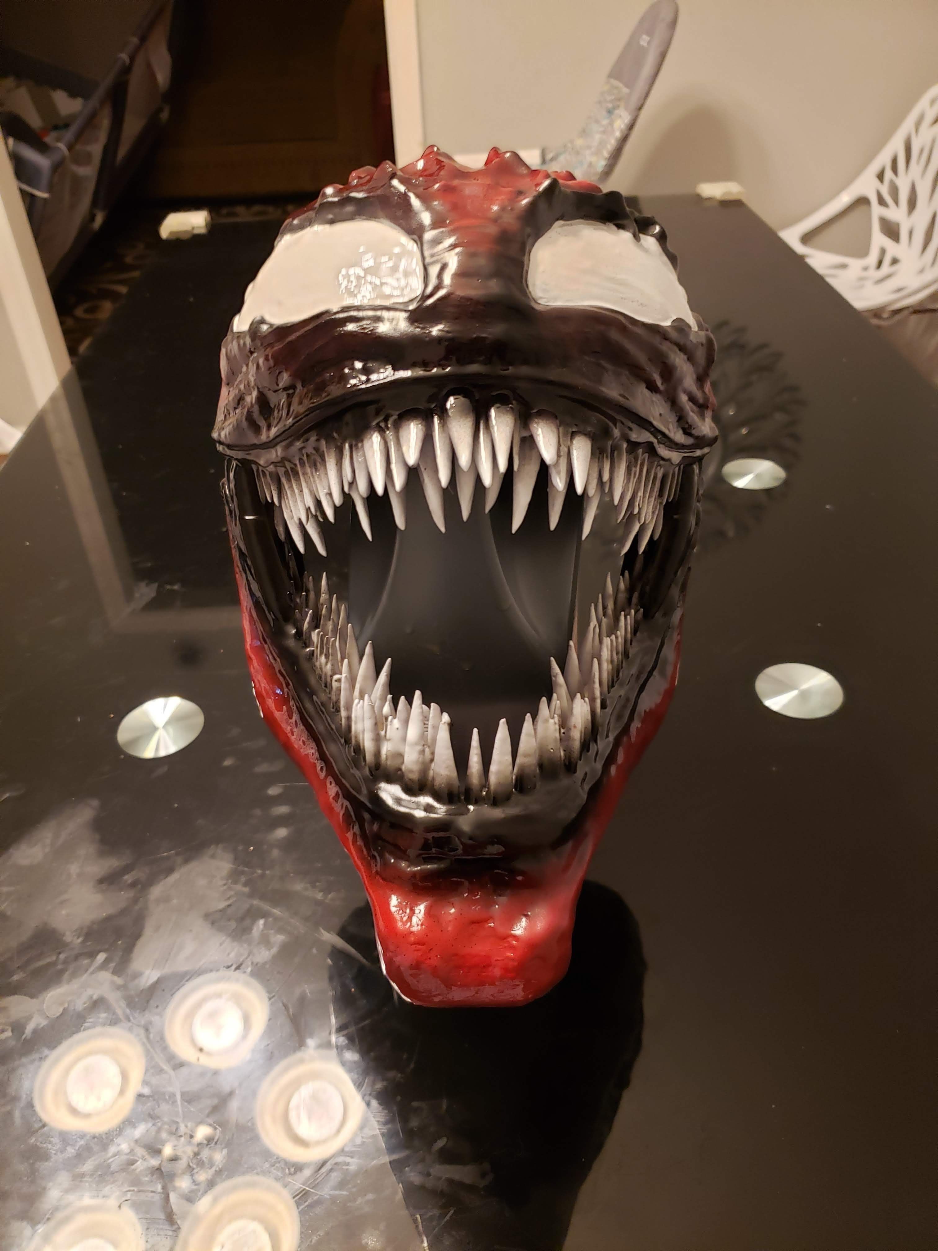 Carnage Mask 3D print model_2