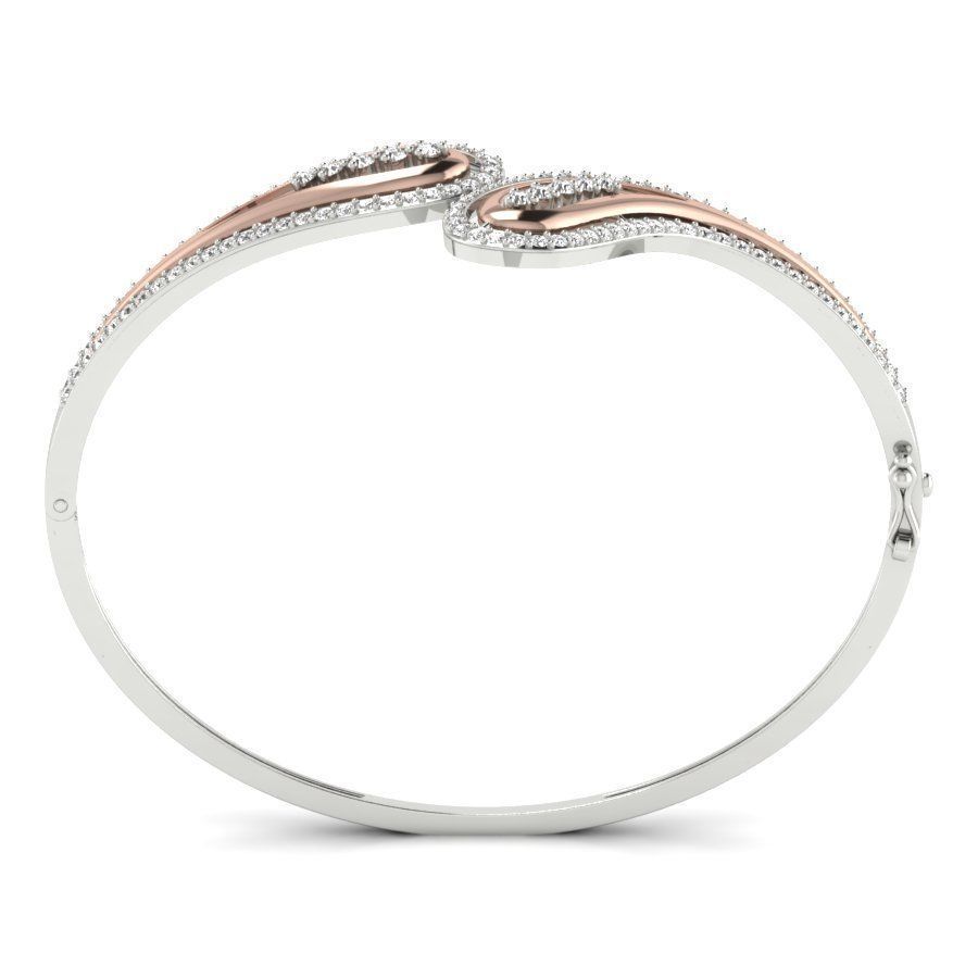 Women Bracelet 3D print model_9