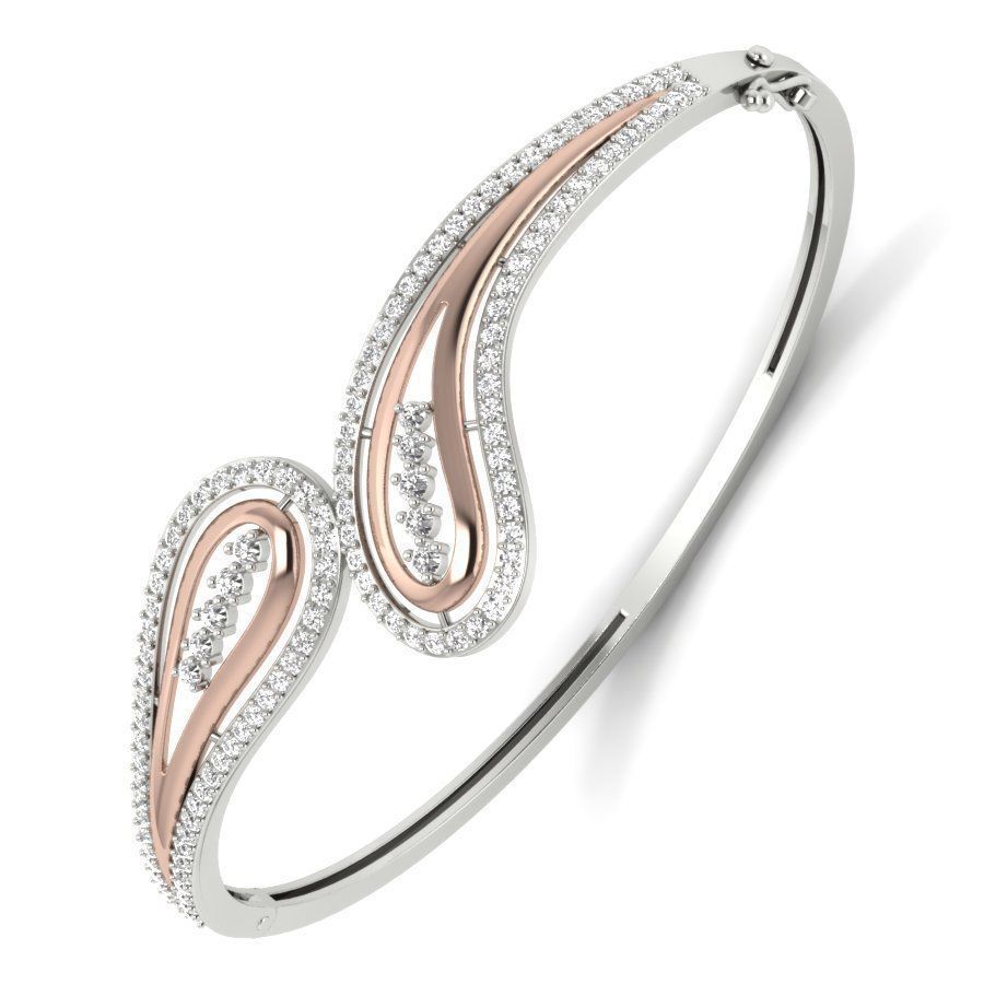 Women Bracelet 3D print model_7