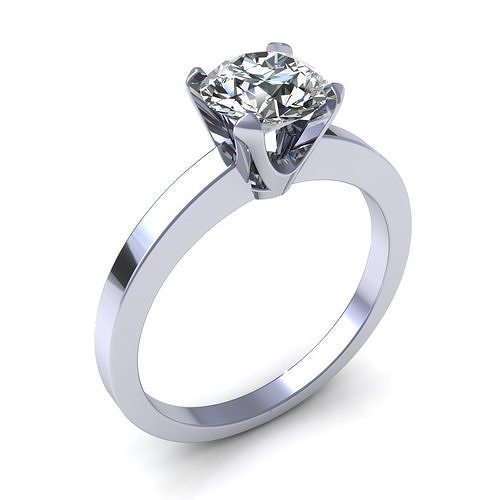 Broadways Tiffany Diamond Ring 3D print model