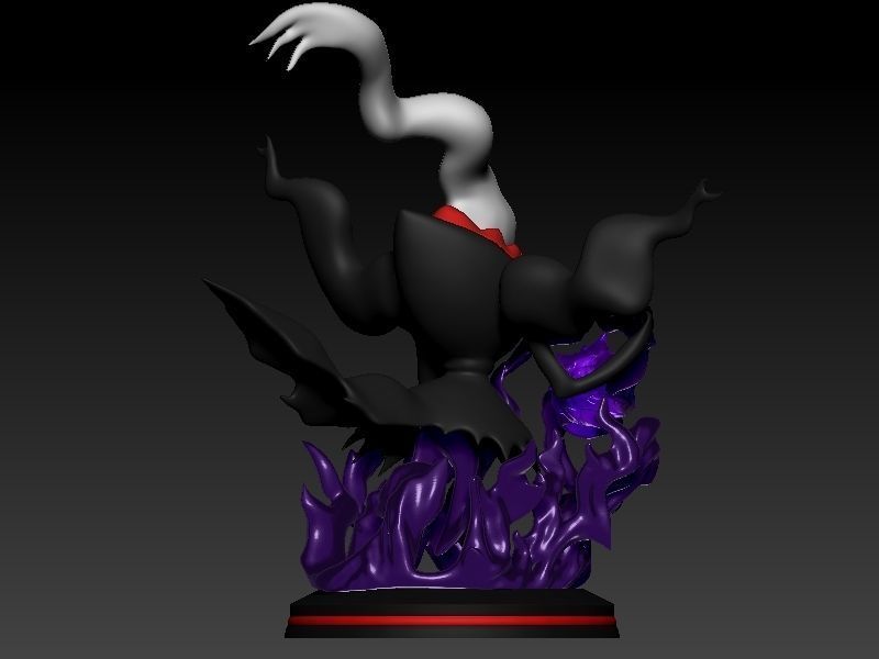pokemon darkrai with cuts and plugs 3D print model_9