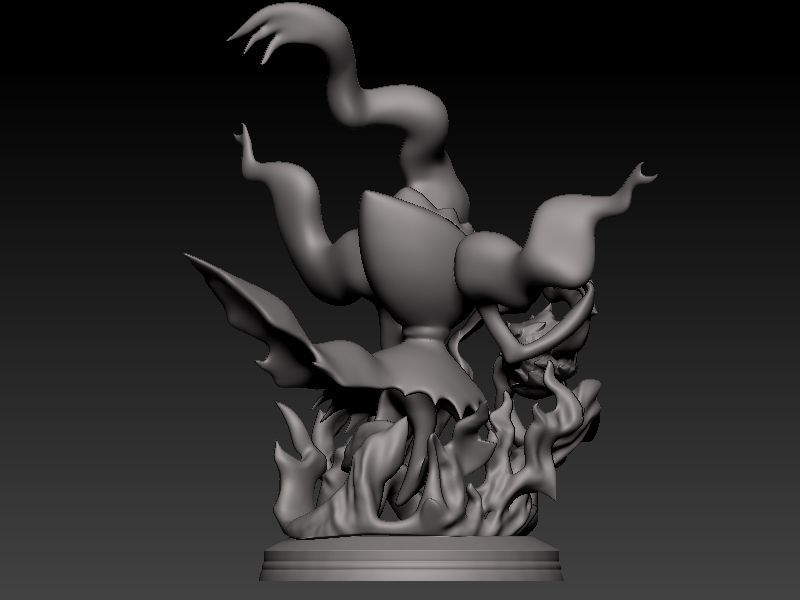 pokemon darkrai with cuts and plugs 3D print model_10