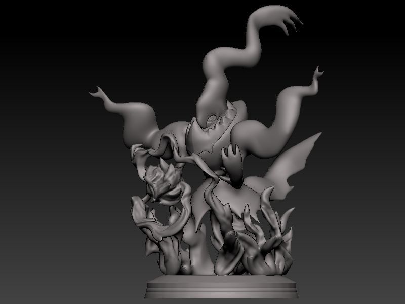 pokemon darkrai with cuts and plugs 3D print model_6