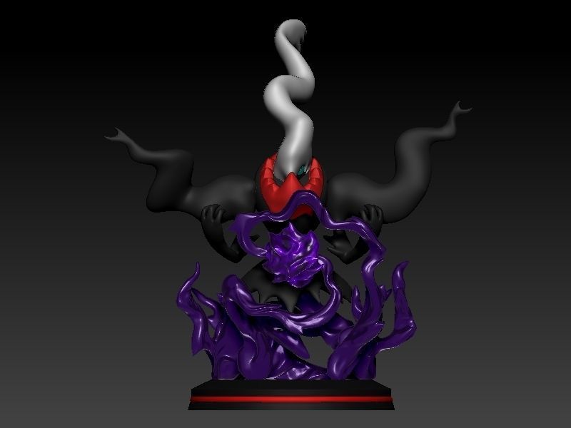 pokemon darkrai with cuts and plugs 3D print model_1