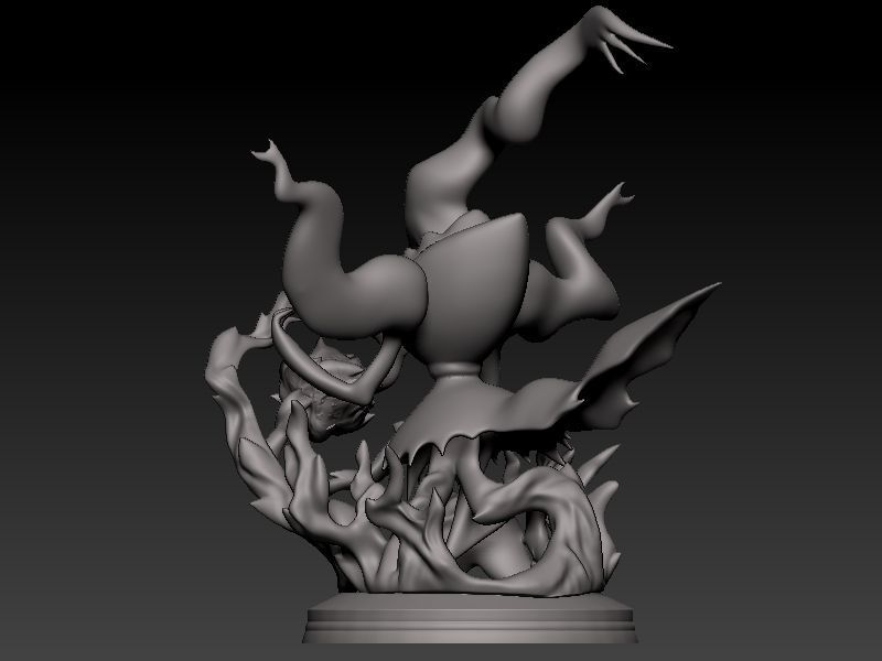 pokemon darkrai with cuts and plugs 3D print model_8