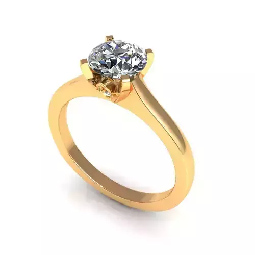 Comfort Fit Surprises Tiffany Ring 3D print model