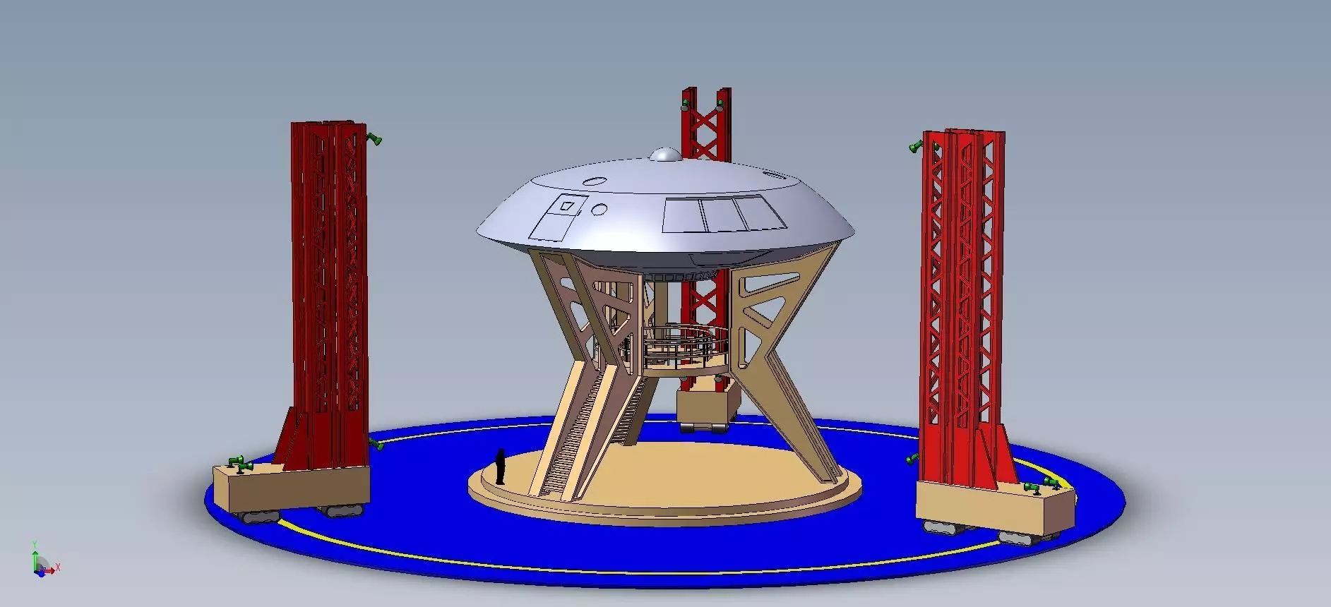 Jupiter 2 water tower 3D model_0