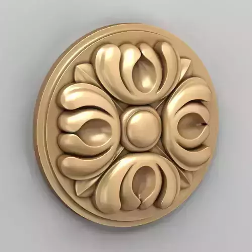 Round rosette 040 3D model