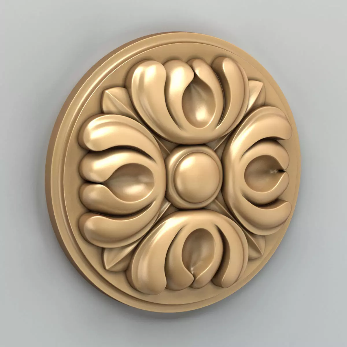 Round rosette 040 3D model