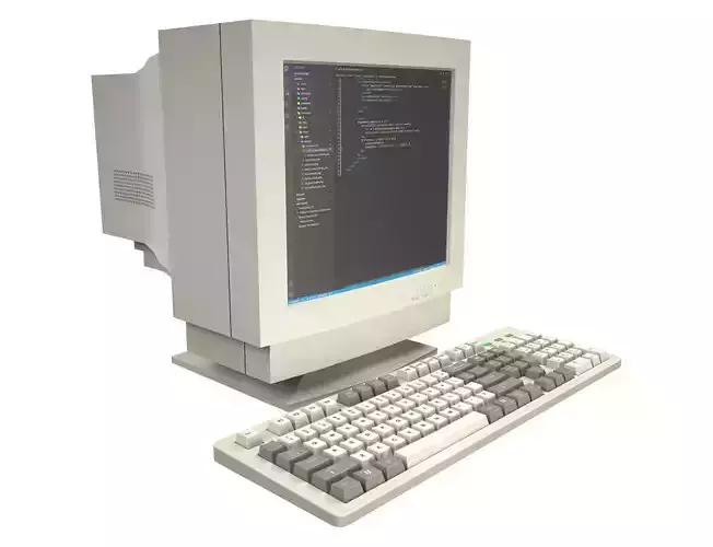 Computer and keyboard