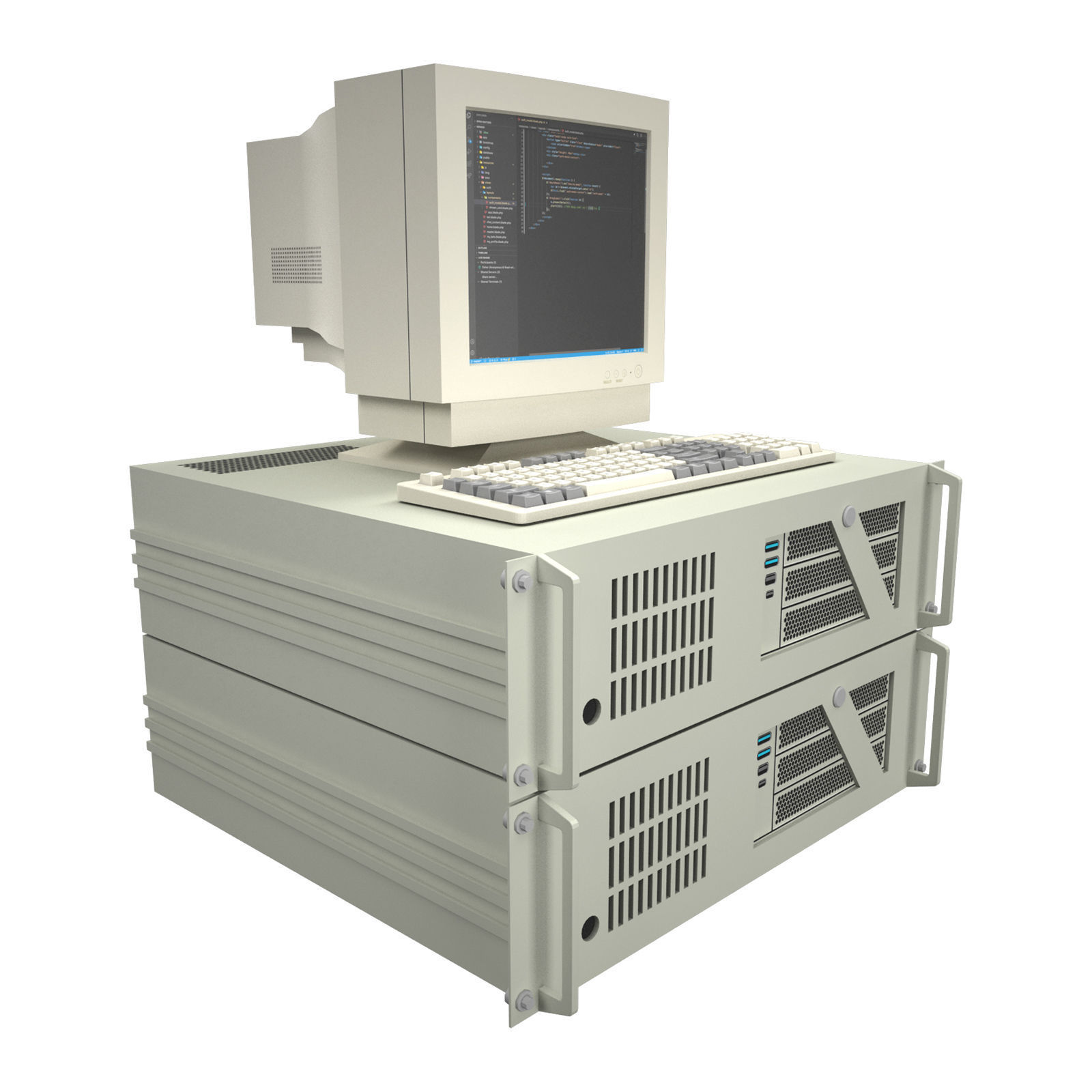 Data Server Chassis 1 3D model_1