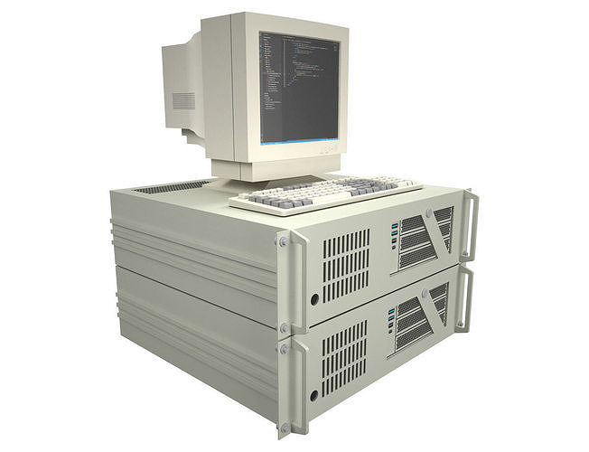 Data Server Chassis 1 3D model