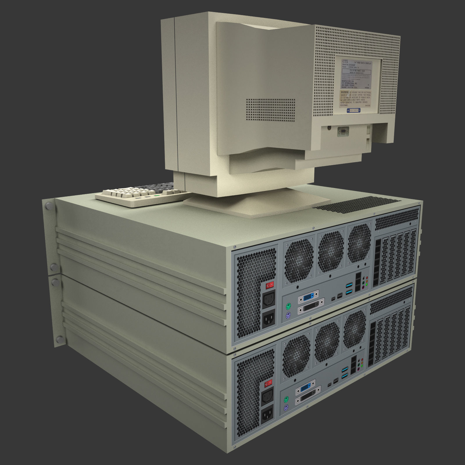 Data Server Chassis 1 3D model_5