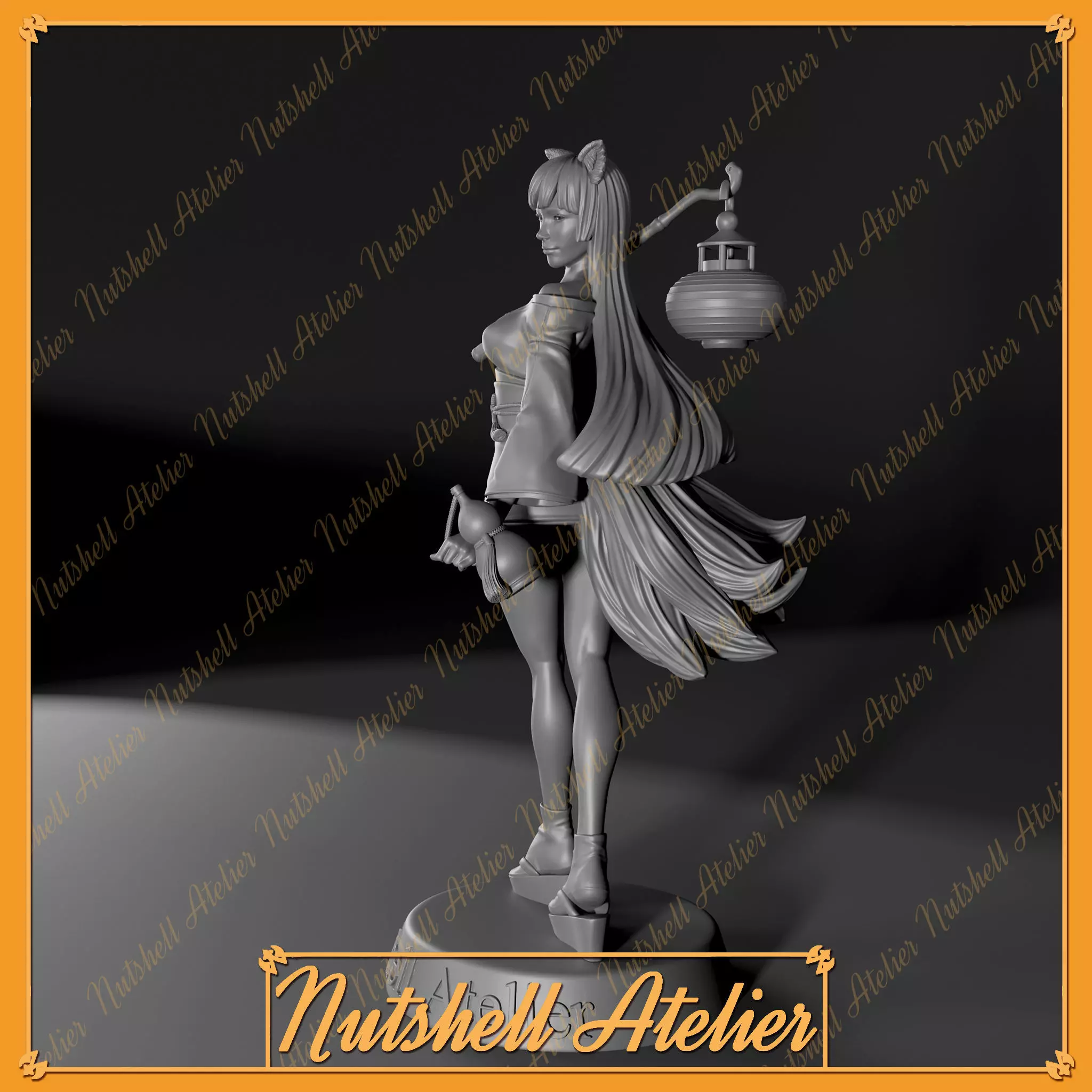 Nutshell Atelier - Kitsune -NSFW 3D print model_0