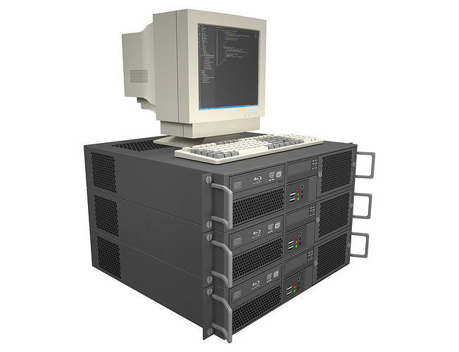 Data Server Chassis 2 3D model