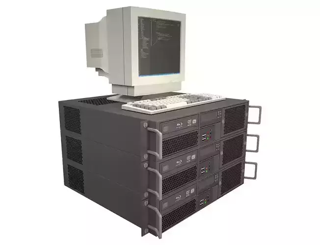Data Server Chassis 2 3D model