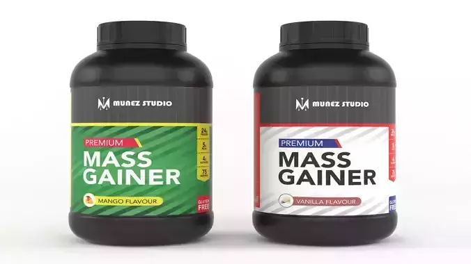 Protein Powder 3D model