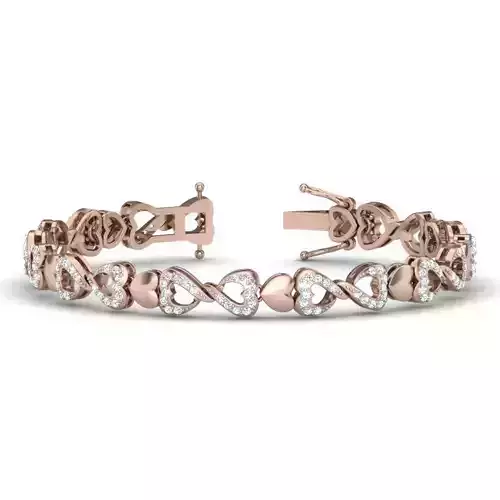 Women Heart Bracelet
