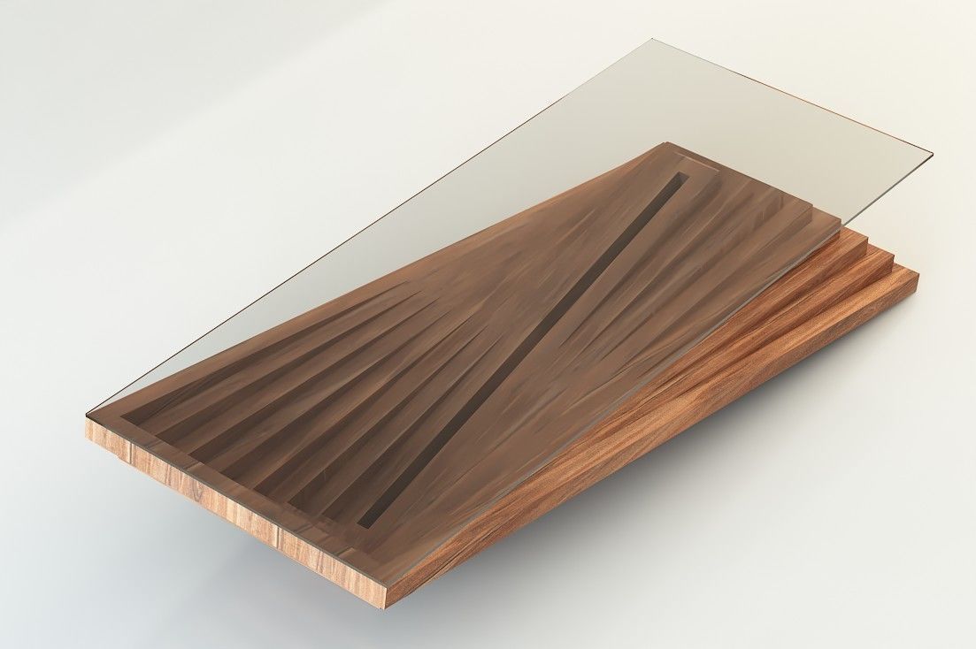 Coffee Table 1022-1 3D model_2