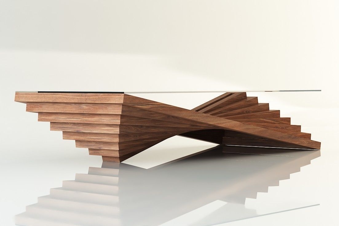 Coffee Table 1022-1 3D model_5