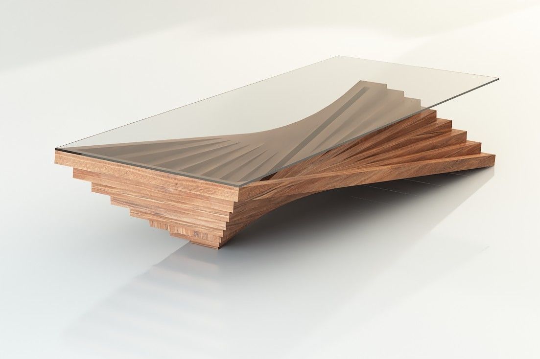 Coffee Table 1022-1 3D model_3