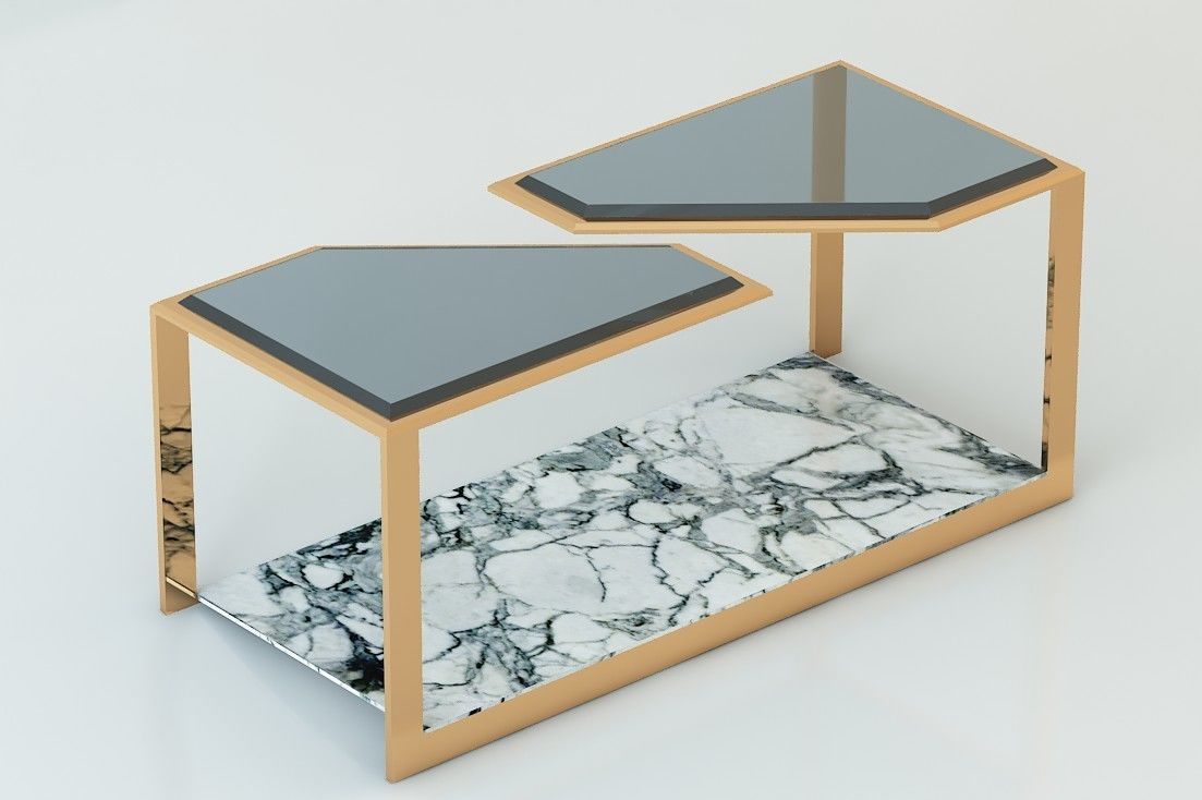 Coffee Table 1023 3D model_2