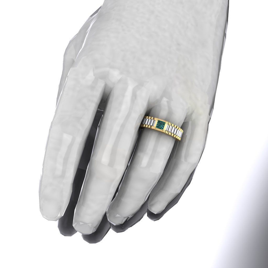 Man ring Free 3D model_4