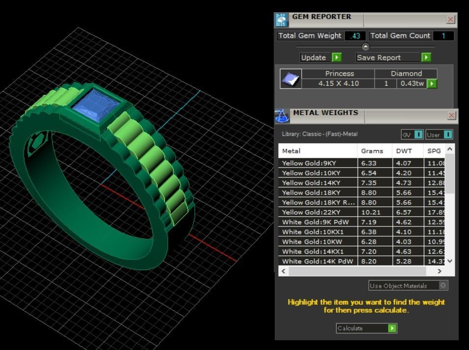 Man ring Free 3D model_7