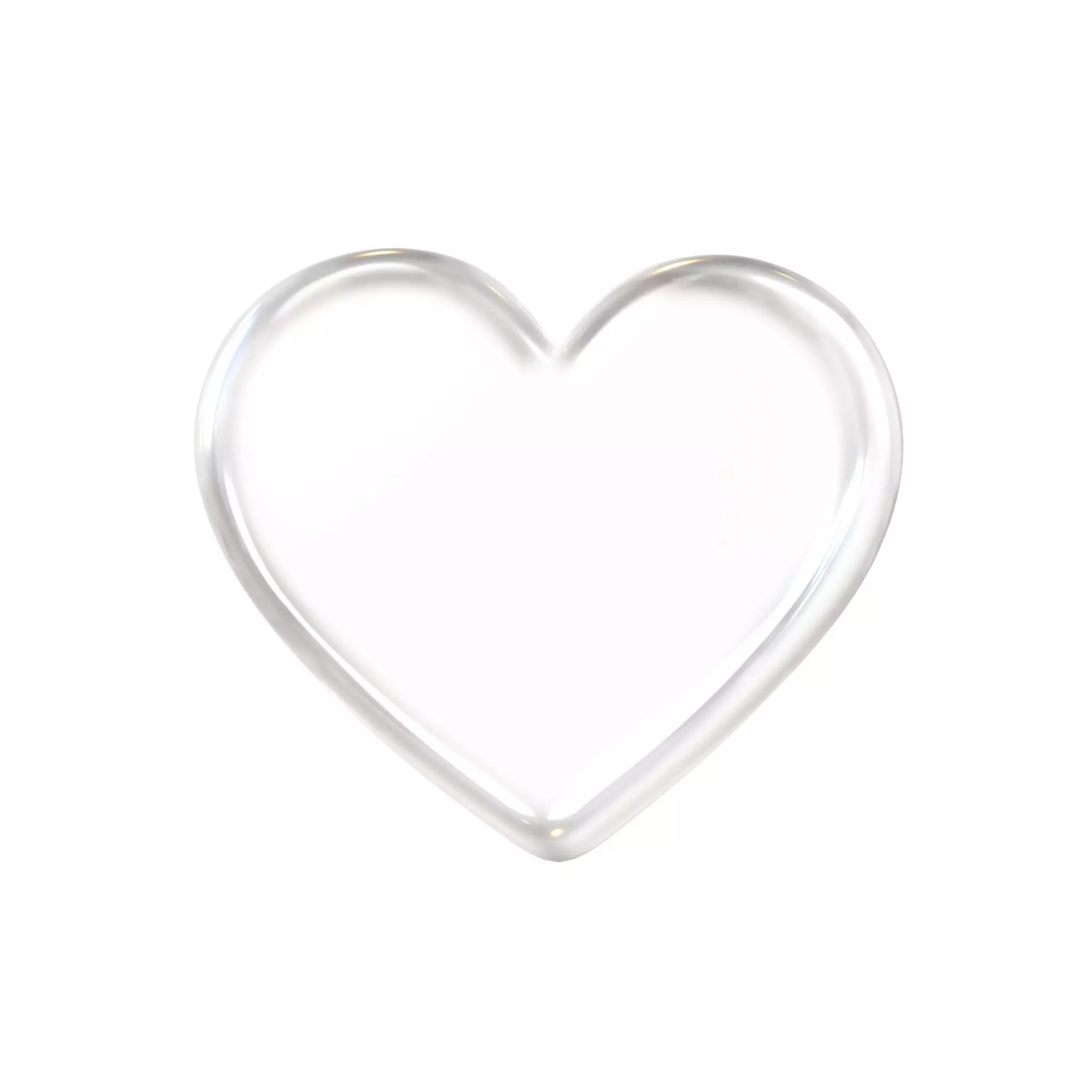 Poker Card Heart v2 005 Low-poly 3D model_0