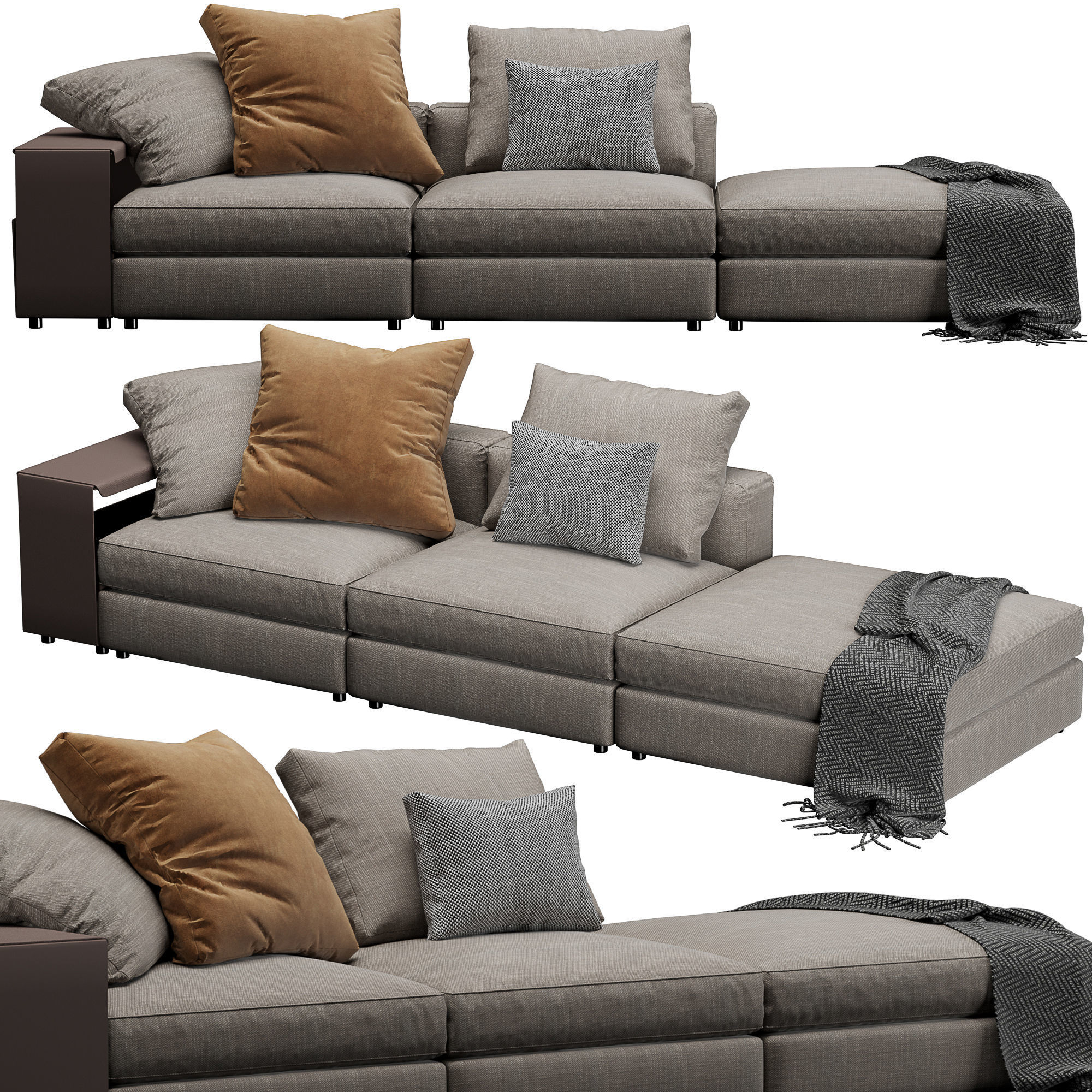 Flexform Harper  3D model_1