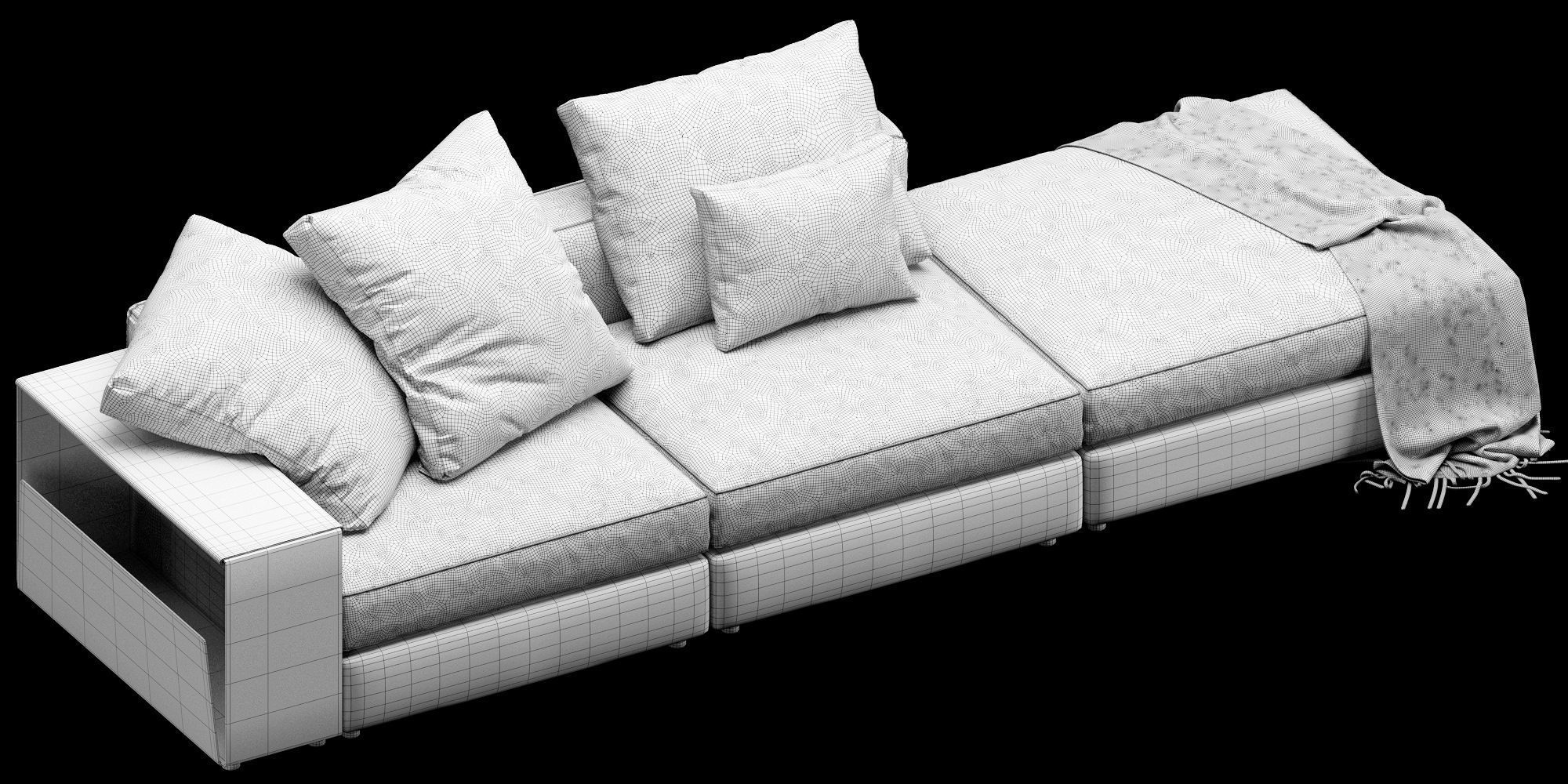 Flexform Harper  3D model_12