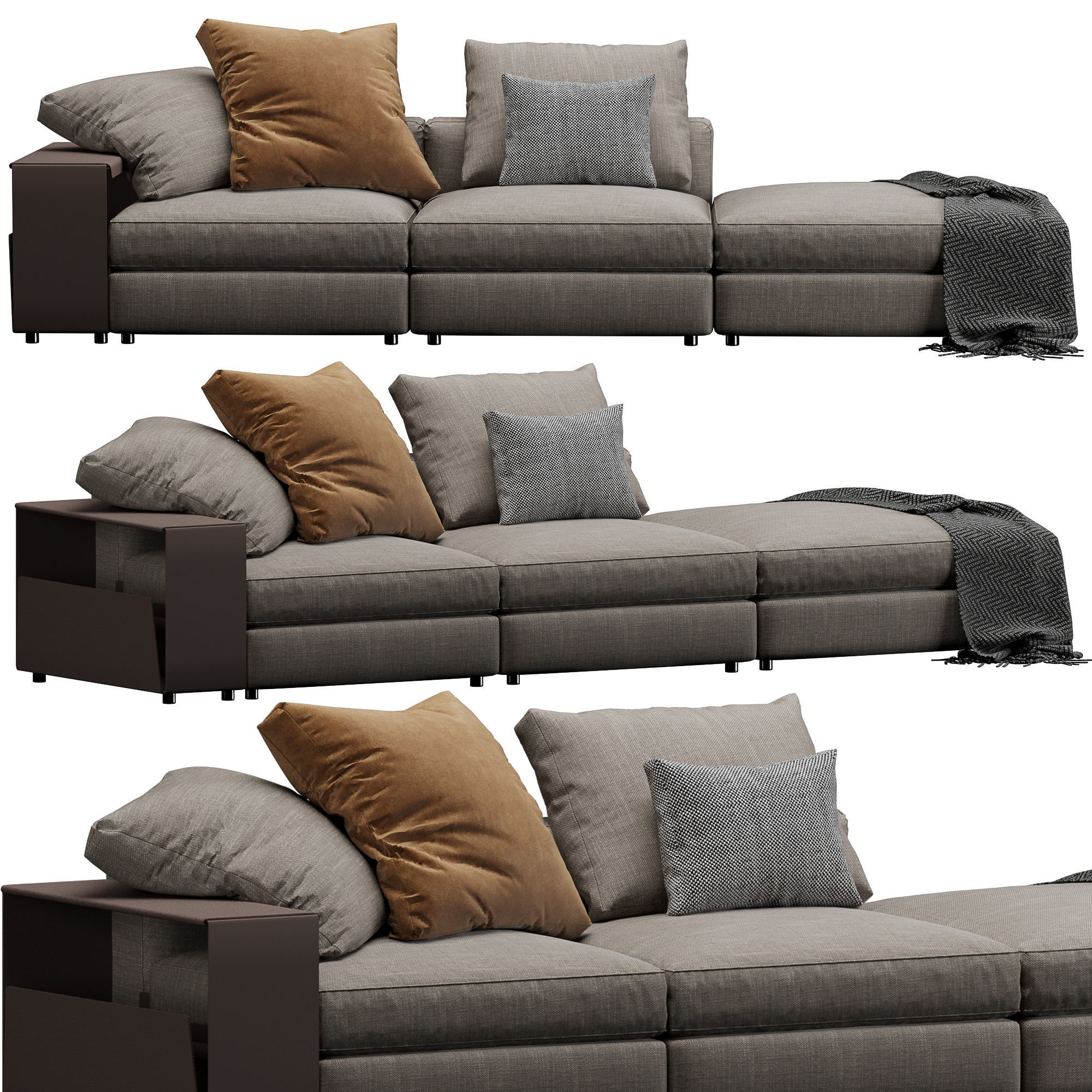 Flexform Harper  3D model_5