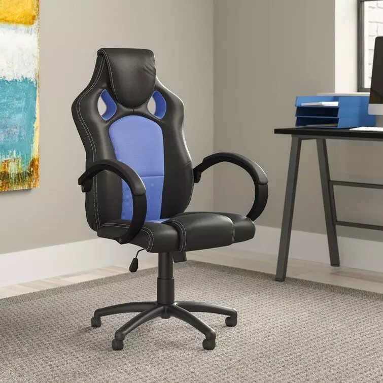 WB Gaming Chair Low-poly 3D model_0