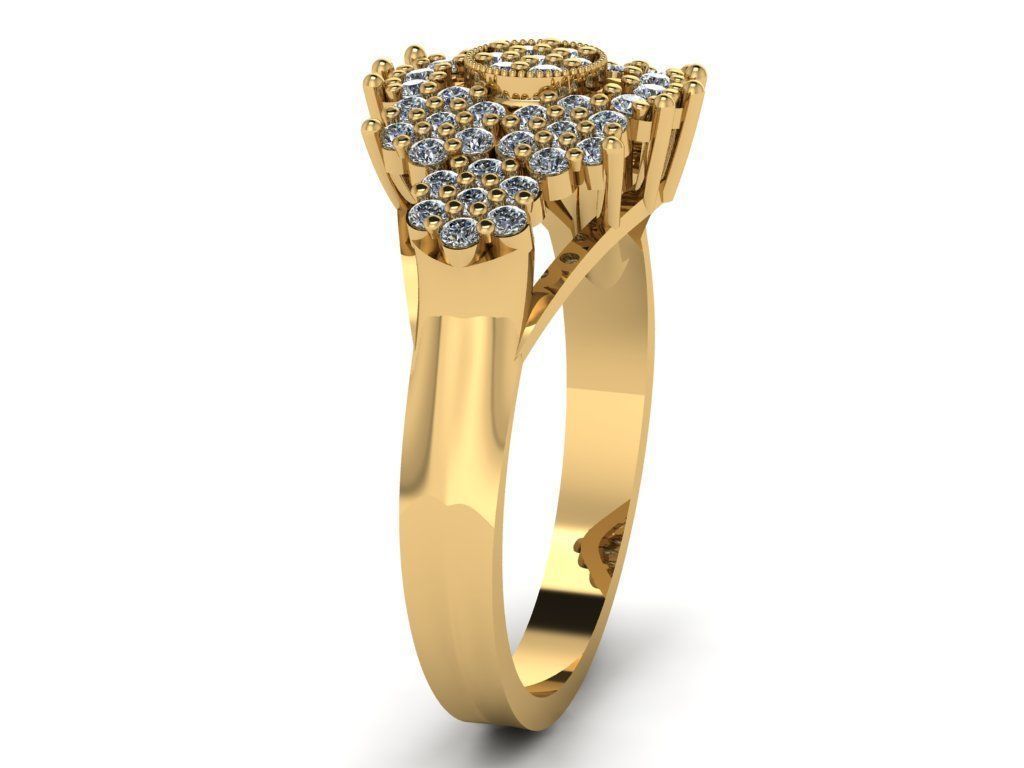 wedding ring 3D print model_40