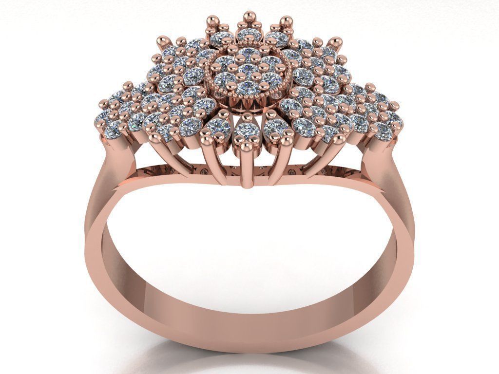 wedding ring 3D print model_8