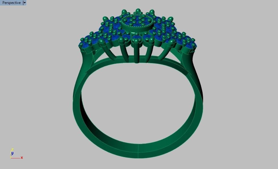 wedding ring 3D print model_31