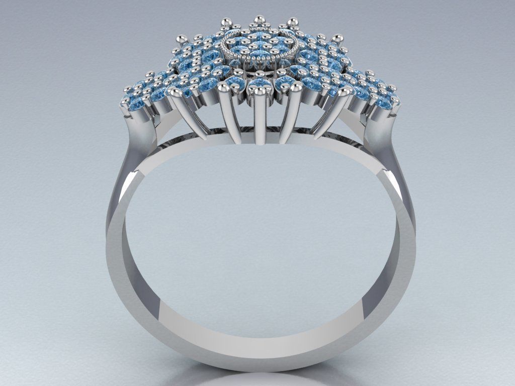 wedding ring 3D print model_22
