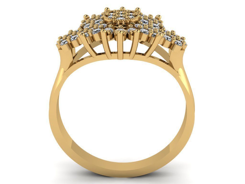 wedding ring 3D print model_39