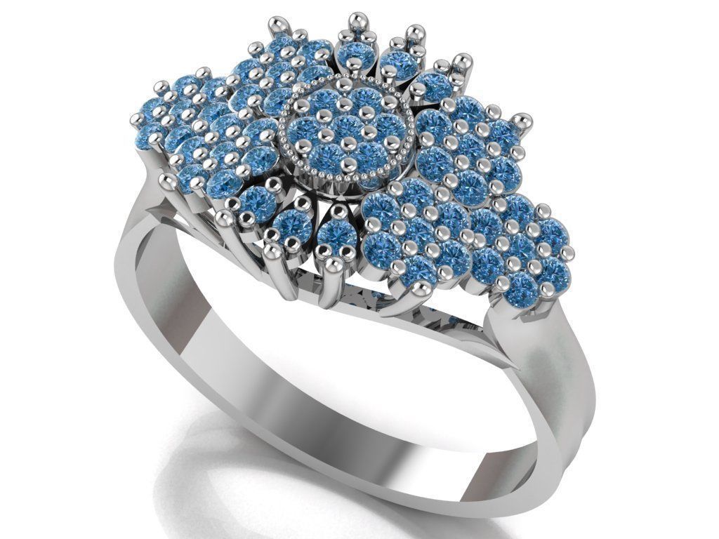 wedding ring 3D print model_19