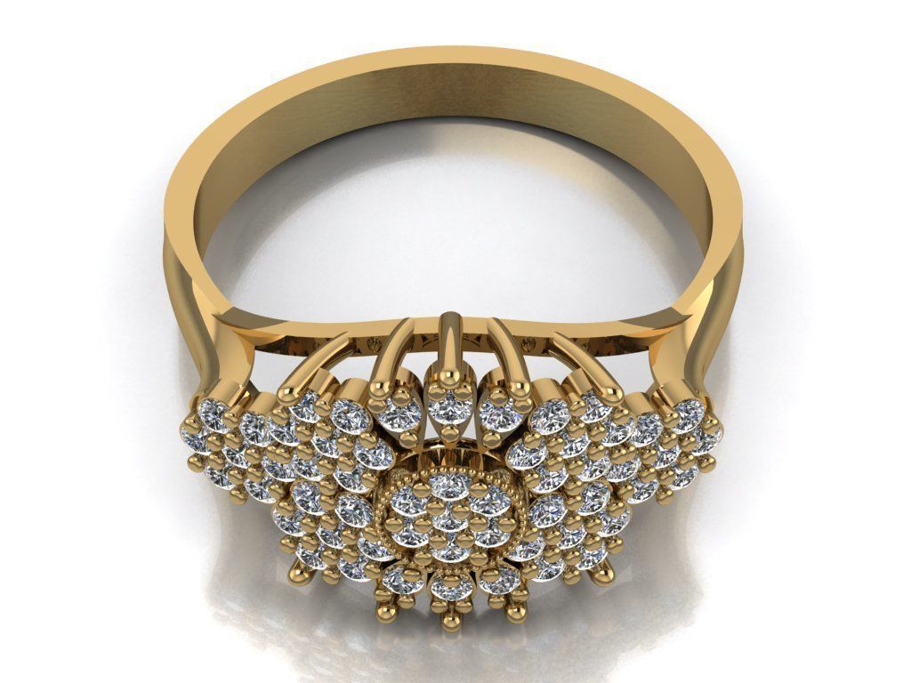 wedding ring 3D print model_27