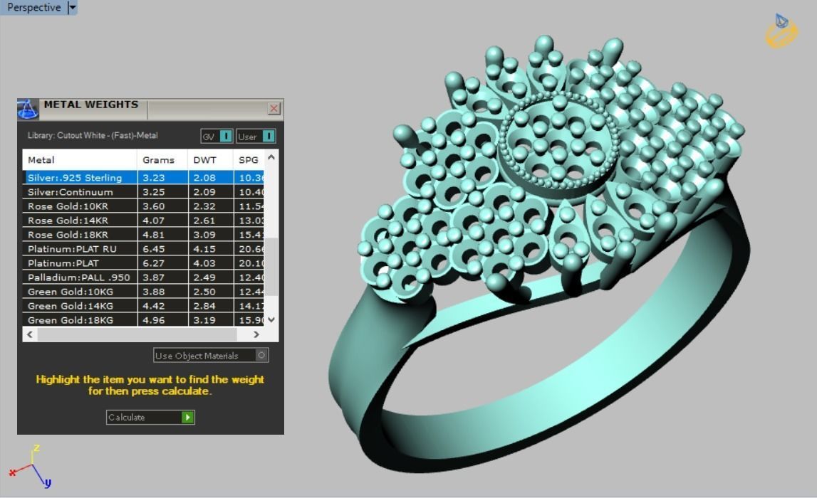 wedding ring 3D print model_18
