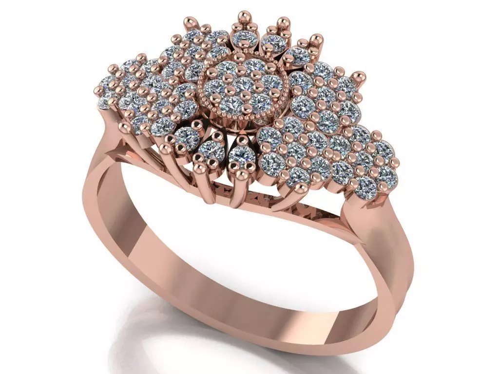 wedding ring 3D print model_0