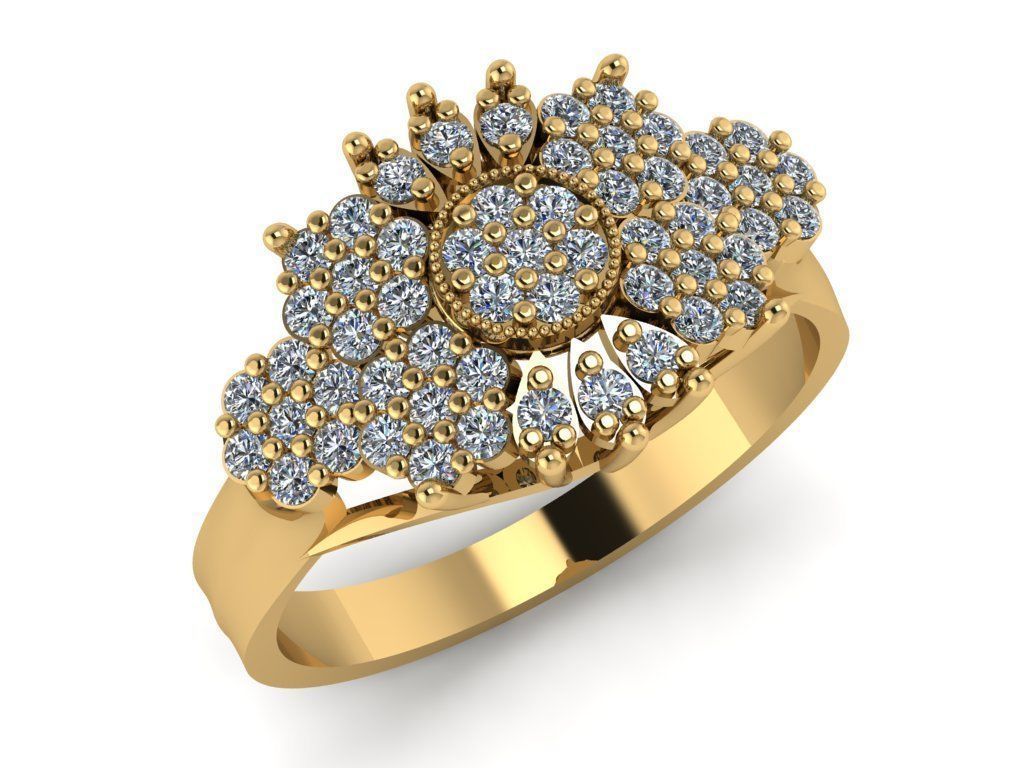 wedding ring 3D print model_41