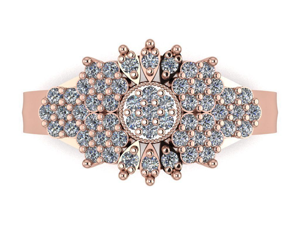 wedding ring 3D print model_7