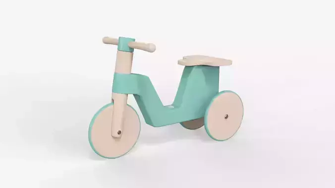 Wooden Tricycle for Kids