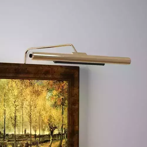 Battery Operated Wall Mounted Picture Light - 3 Colour 3D model