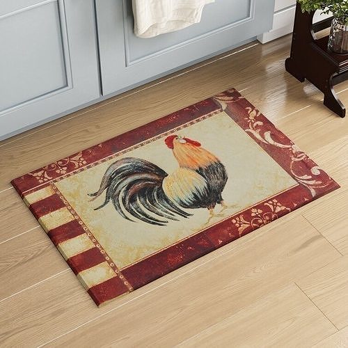 AG Mikaela Rooster Kitchen Mat Free 3D model