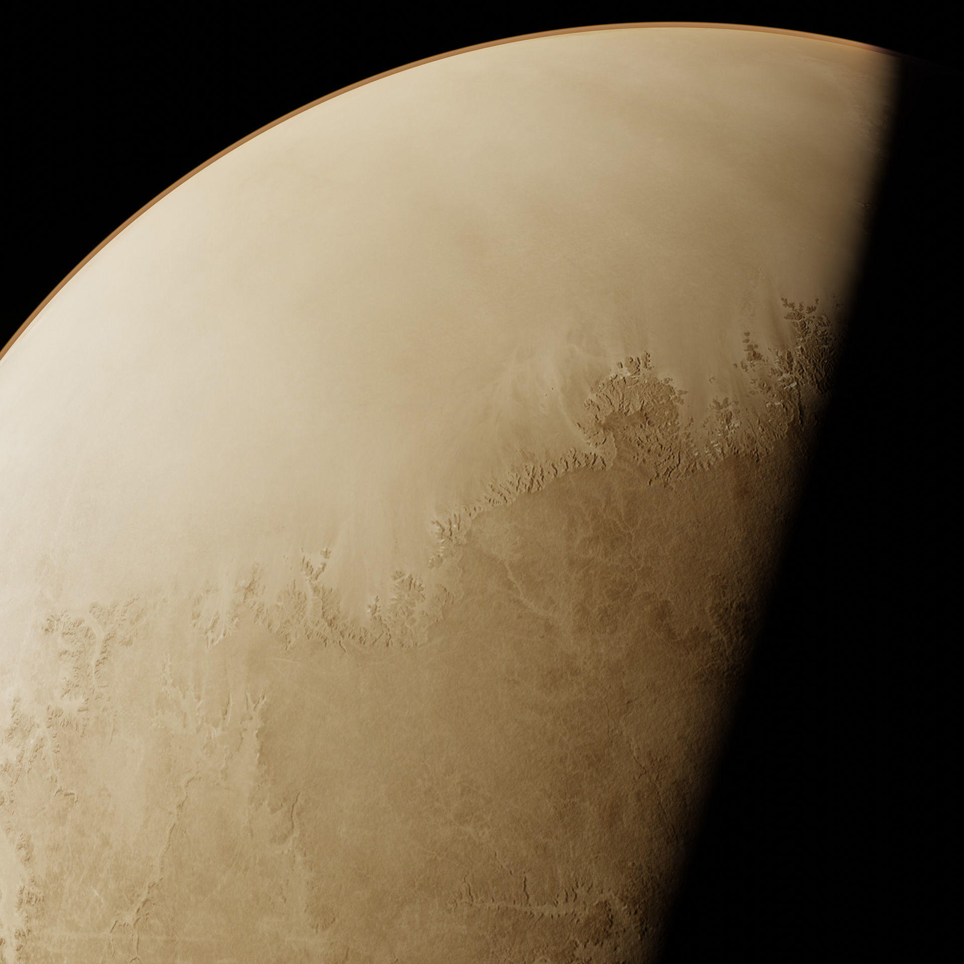 Planet Miadbar 12K Eevee Low-poly 3D model_9